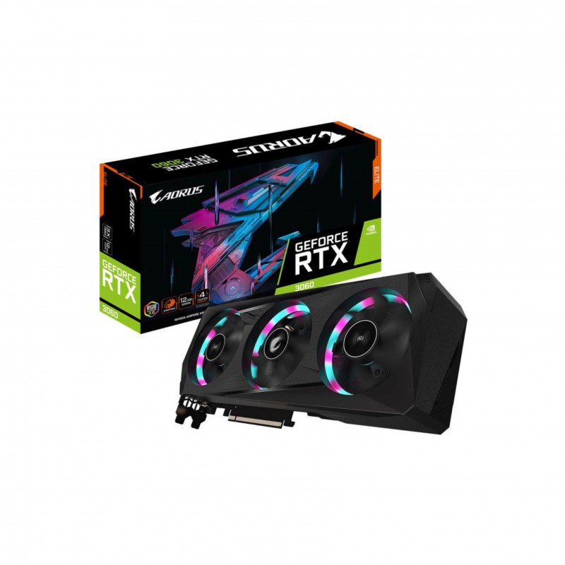 Gigabyte AORUS GeForce RTX 3060 ELITE 12G LHR